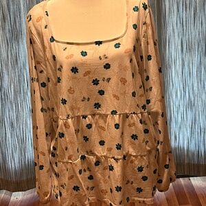 Cotton lands end tunic